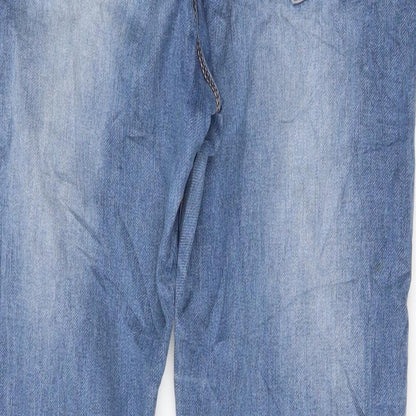 Womens UK Size 26 Preworn Regular Fit Skinny Blue Jeans