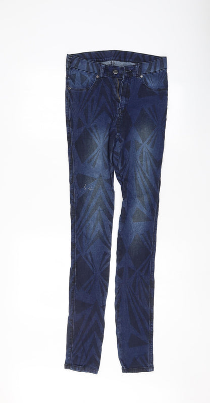 Womens UK Size 28 Dr. Denim Regular Fit Skinny Blue Jeans