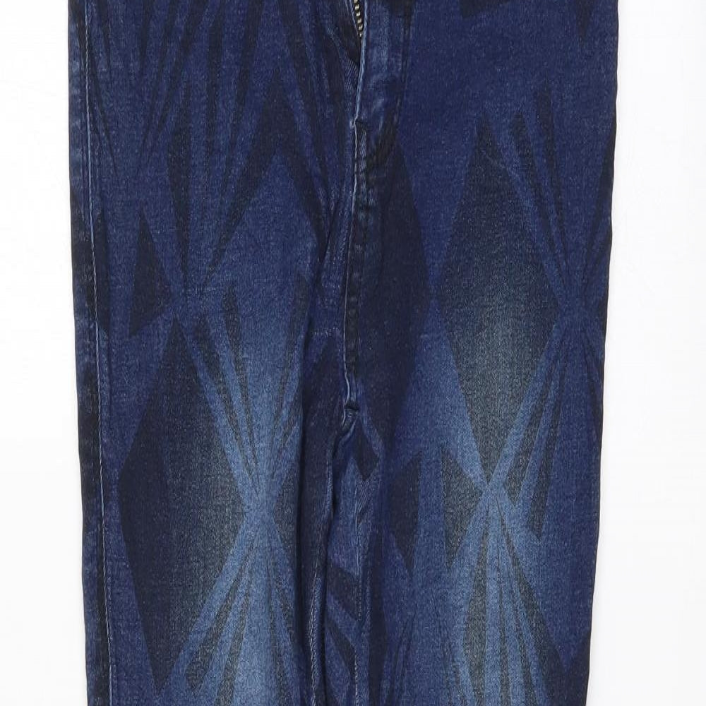 Womens UK Size 28 Dr. Denim Regular Fit Skinny Blue Jeans