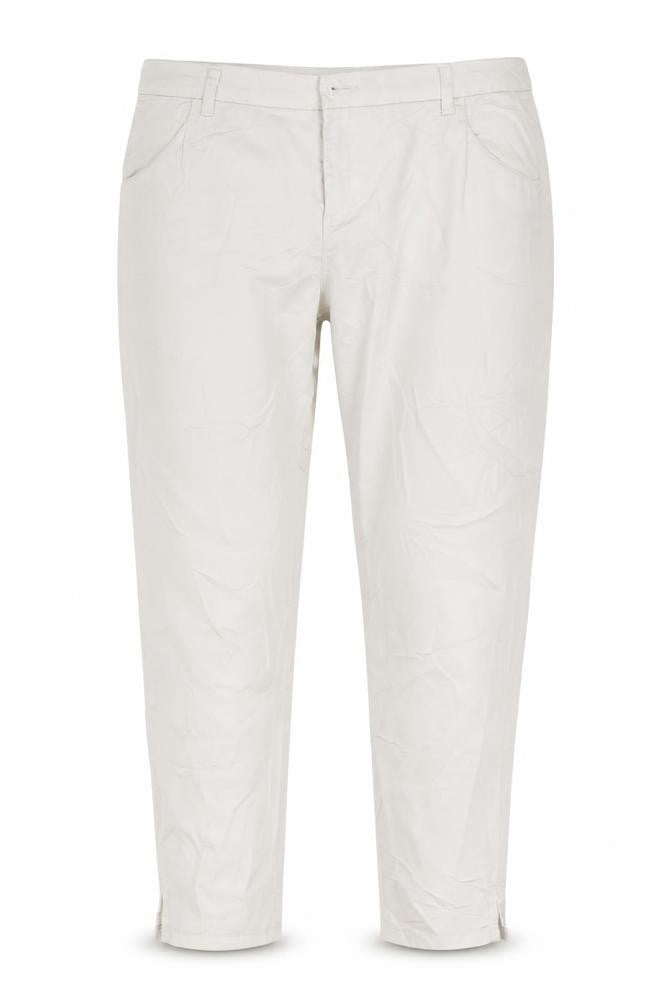 Womens UK Size 37 in Yessica Regular Fit  White Trousers