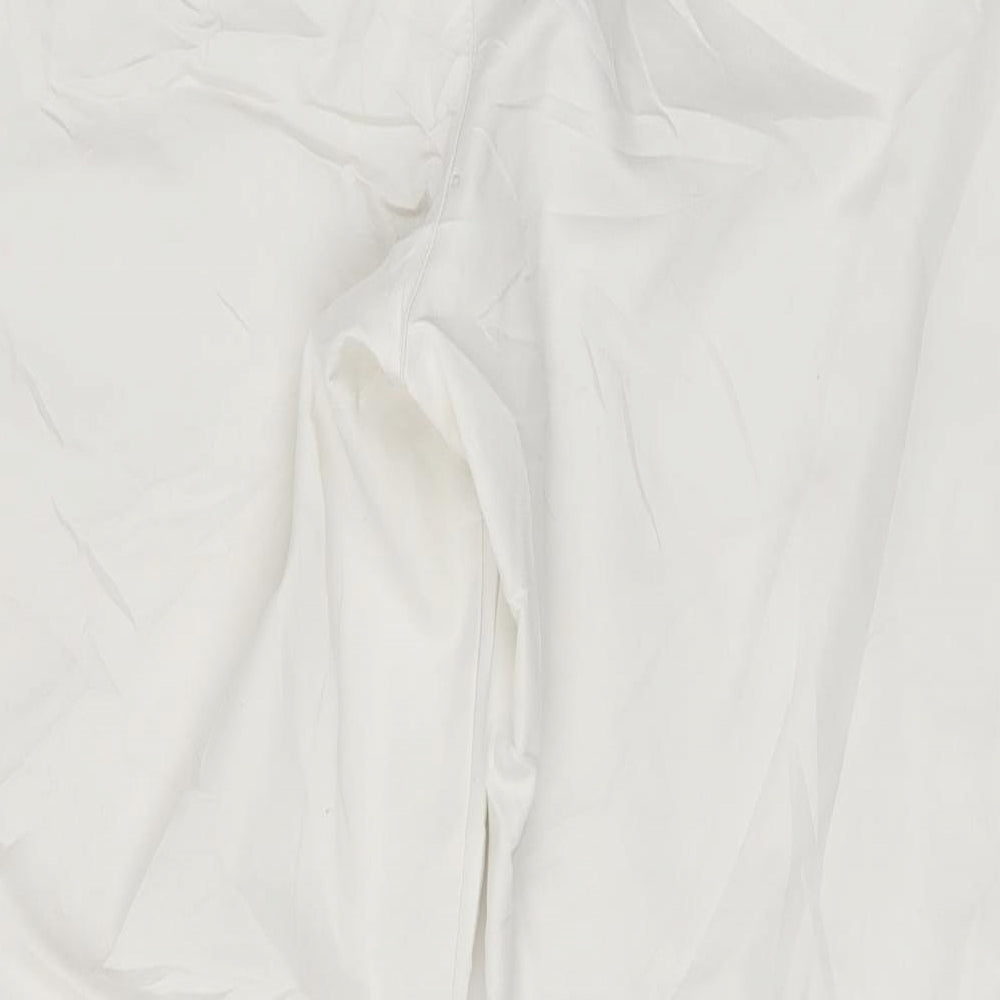 Womens UK Size 37 in Yessica Regular Fit  White Trousers