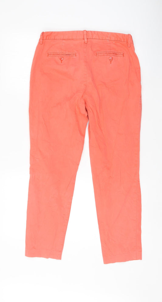 Womens UK Size 10 Gap Regular Fit  Pink Trousers