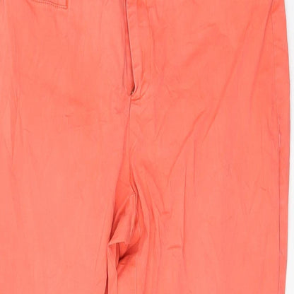 Womens UK Size 10 Gap Regular Fit  Pink Trousers