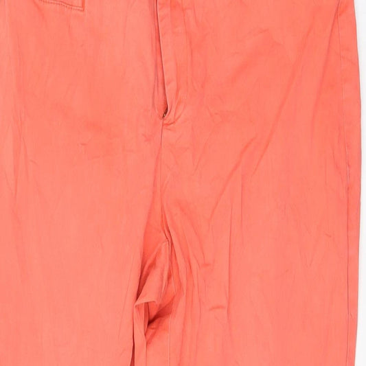 Womens UK Size 10 Gap Regular Fit  Pink Trousers