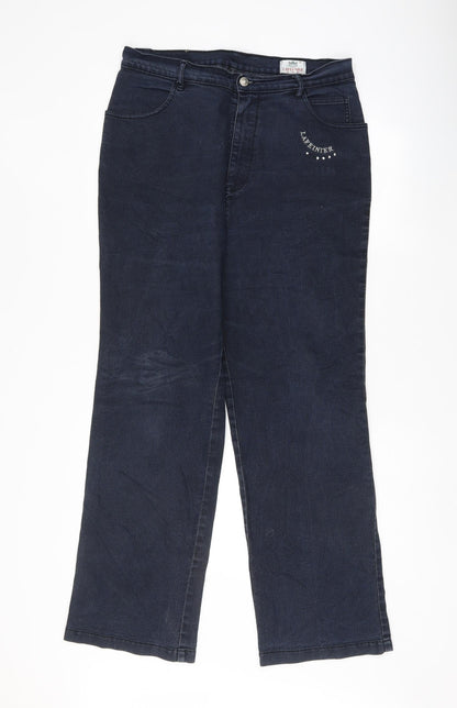 Lafei Neir Womens Black   Wide-Leg Jeans Size 32 L30 in