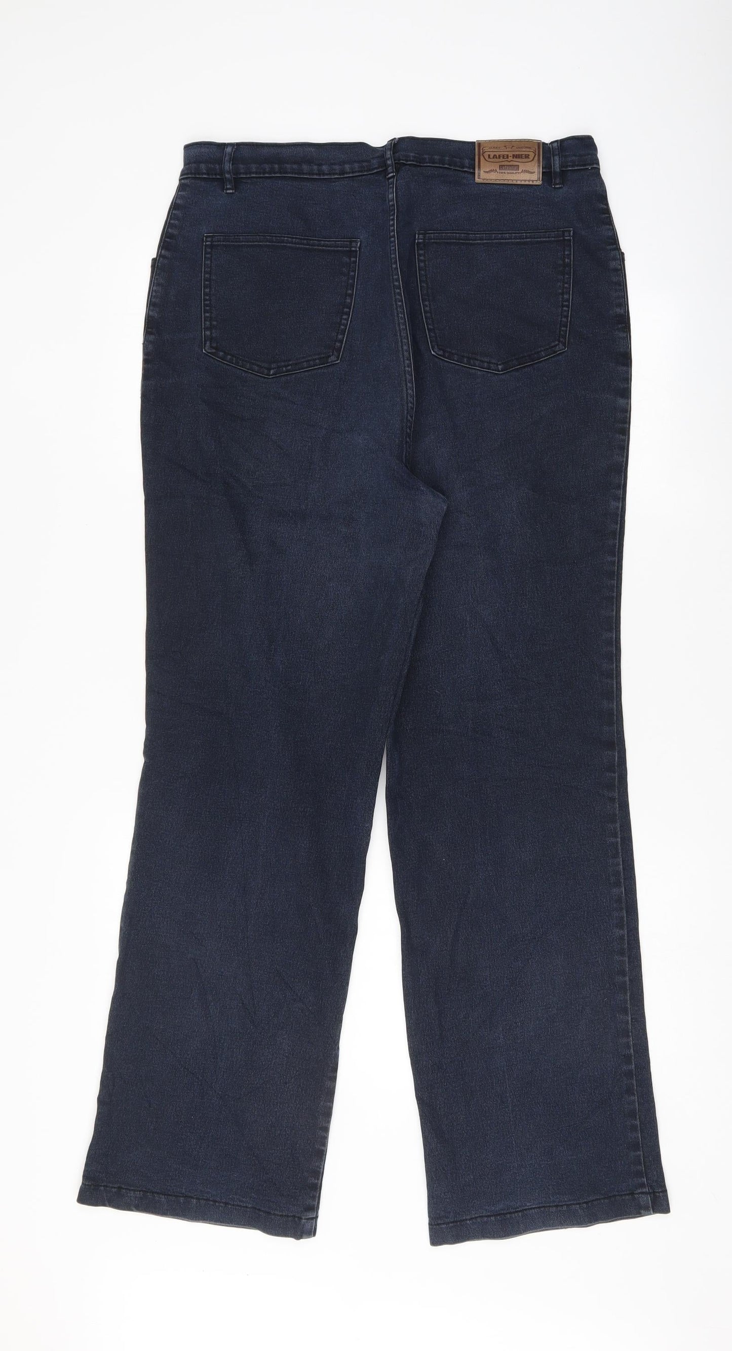 Lafei Neir Womens Black   Wide-Leg Jeans Size 32 L30 in