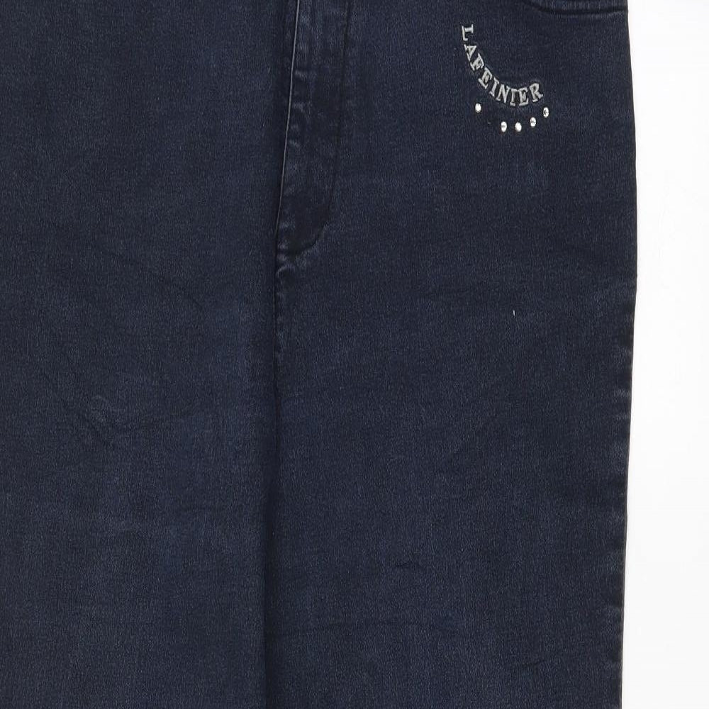 Lafei Neir Womens Black   Wide-Leg Jeans Size 32 L30 in