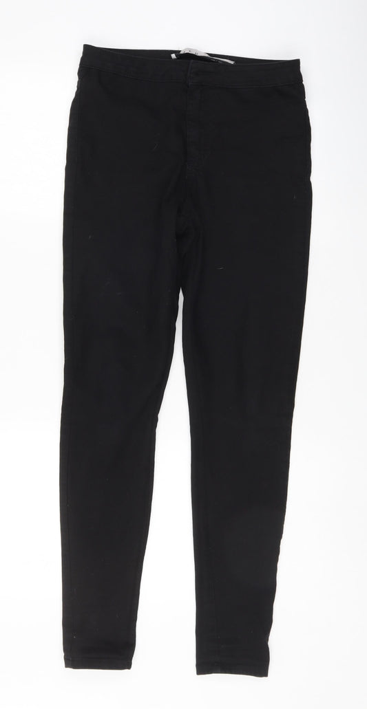 Denim & Co. Womens Black   Skinny Jeans Size 10 L29.5 in