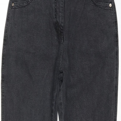 Preworn Womens Black   Straight Jeans Size 32 L26.5 in