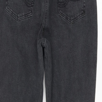 Preworn Womens Black   Straight Jeans Size 32 L26.5 in