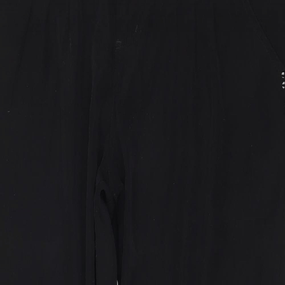 Flame Womens Black   Trousers  Size 36 L27.5 in