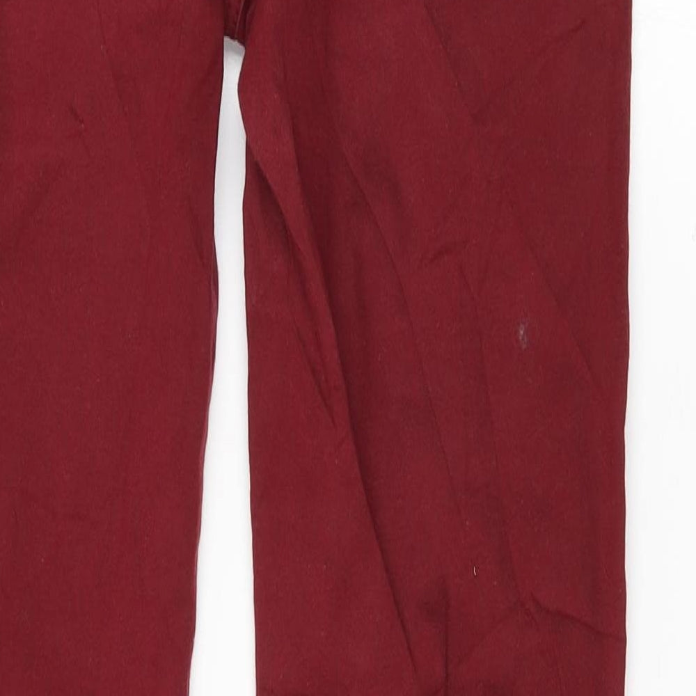 Womens UK Size 29 in Springfield Regular Fit Skinny Red Jeans