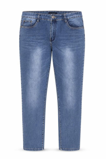 b s fashion Womens Blue   Straight Jeans Size 39 in L30 in