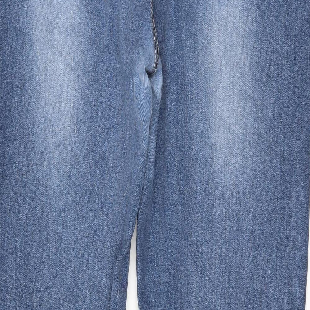 b s fashion Womens Blue   Straight Jeans Size 39 in L30 in