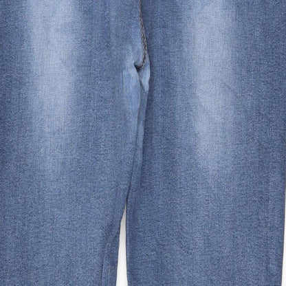 b s fashion Womens Blue   Straight Jeans Size 39 in L30 in