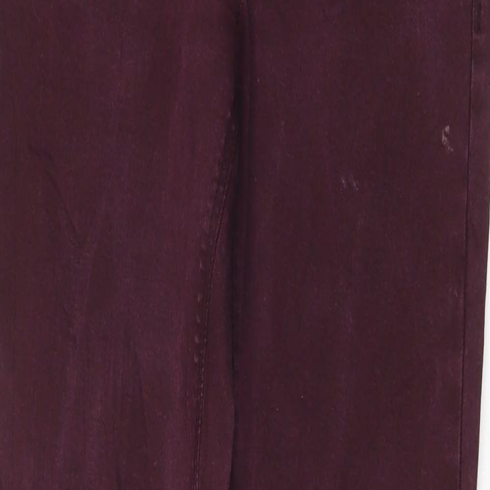 Zara Womens Purple   Skinny Jeans Size 28 L30 in