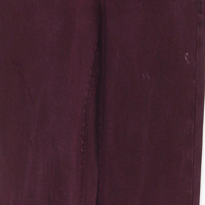 Zara Womens Purple   Skinny Jeans Size 28 L30 in