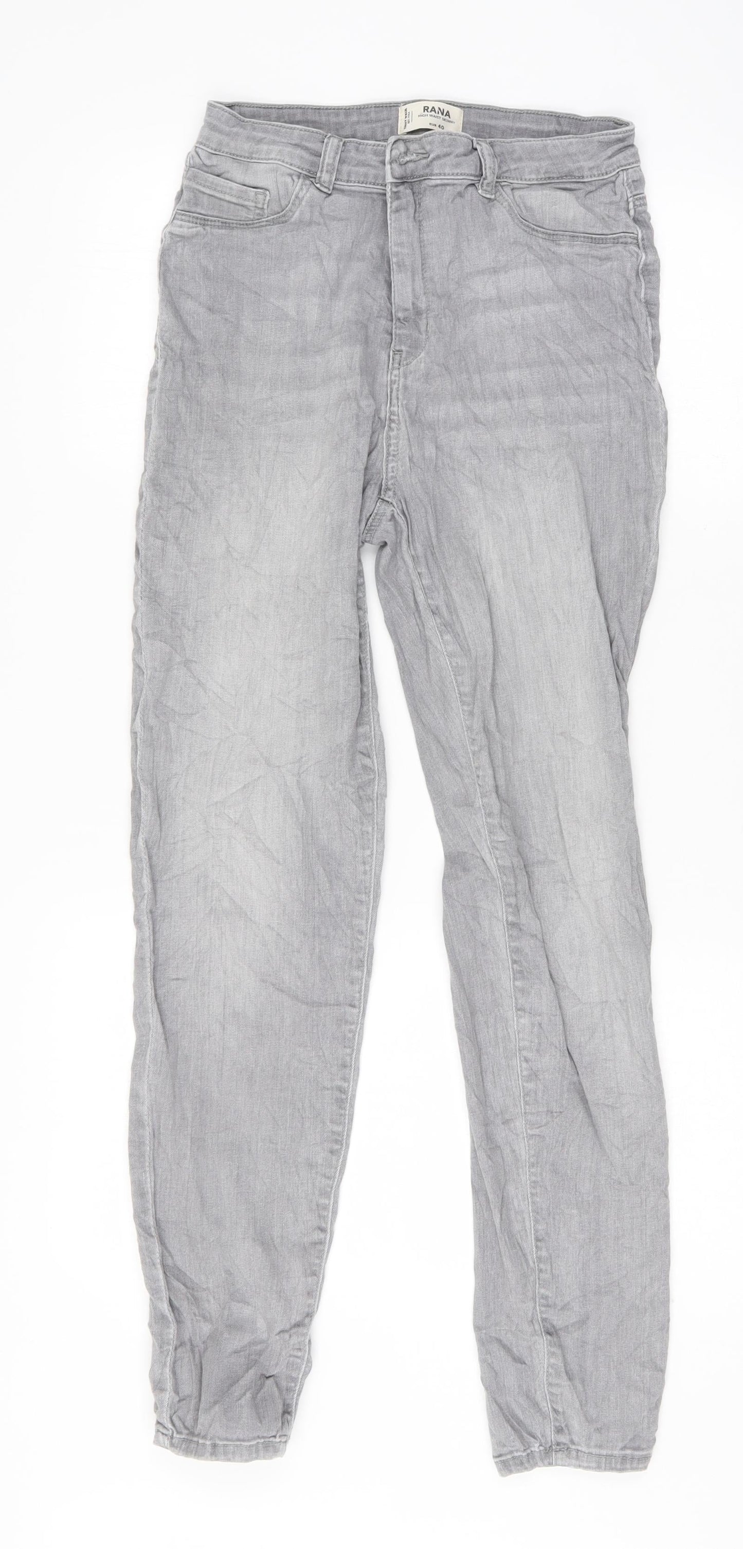 Rana Womens Grey   Skinny Jeans Size 28 L29 in