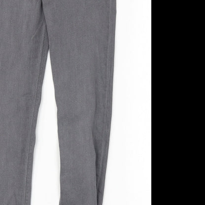 Denim & Co. Girls Grey   Skinny Jeans Size 11-12 Years