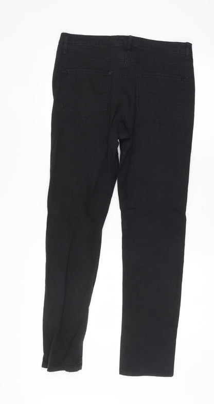 Marks and Spencer Womens Black   Trousers  Size 32 L28 in