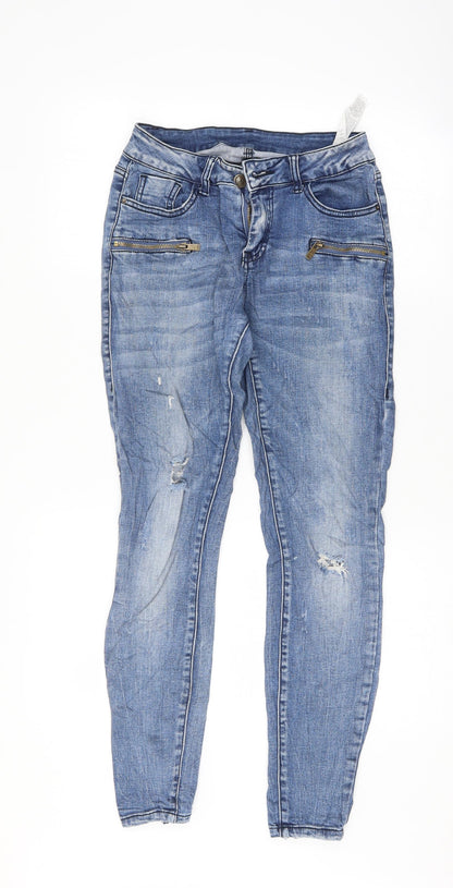Womens UK Size 26 Amisu Regular Fit Skinny Black Jeans