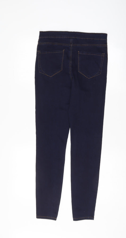 Denim & Co. Womens Blue   Jegging Jeans Size 10 L29 in