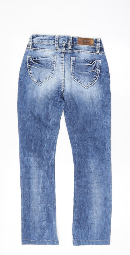 Soccx Womens Blue   Straight Jeans Size 27 L26 in