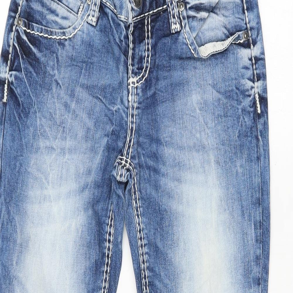 Soccx Womens Blue   Straight Jeans Size 27 L26 in