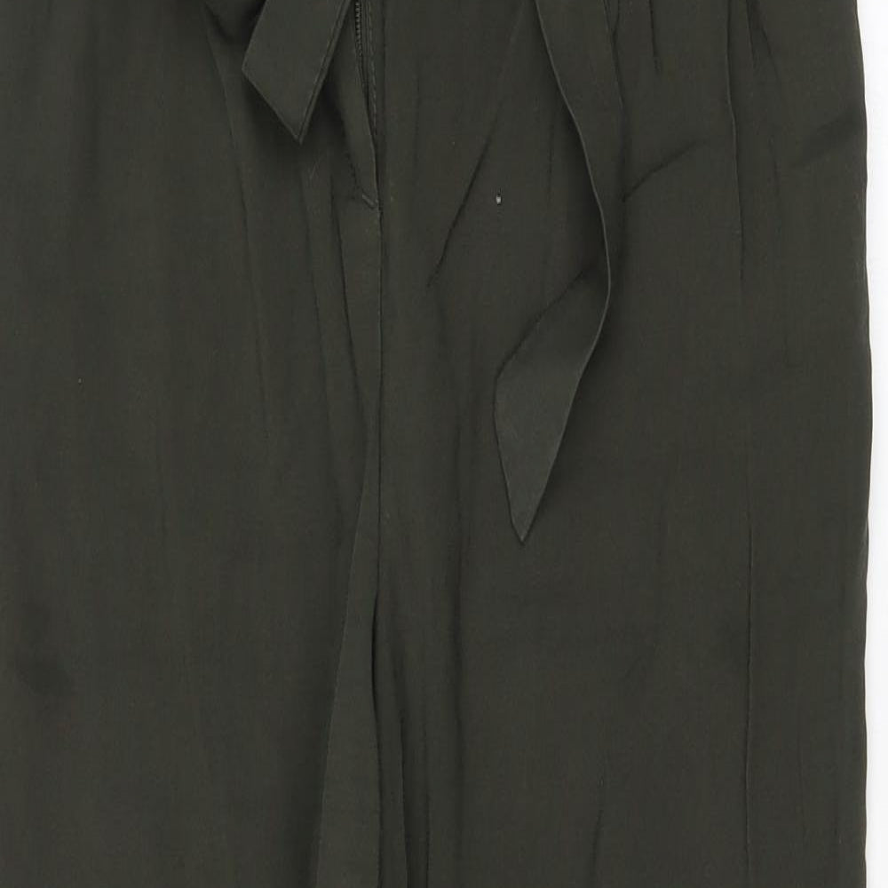 Womens UK Size 8 H&M Regular Fit  Green Trousers