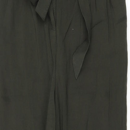 Womens UK Size 8 H&M Regular Fit  Green Trousers