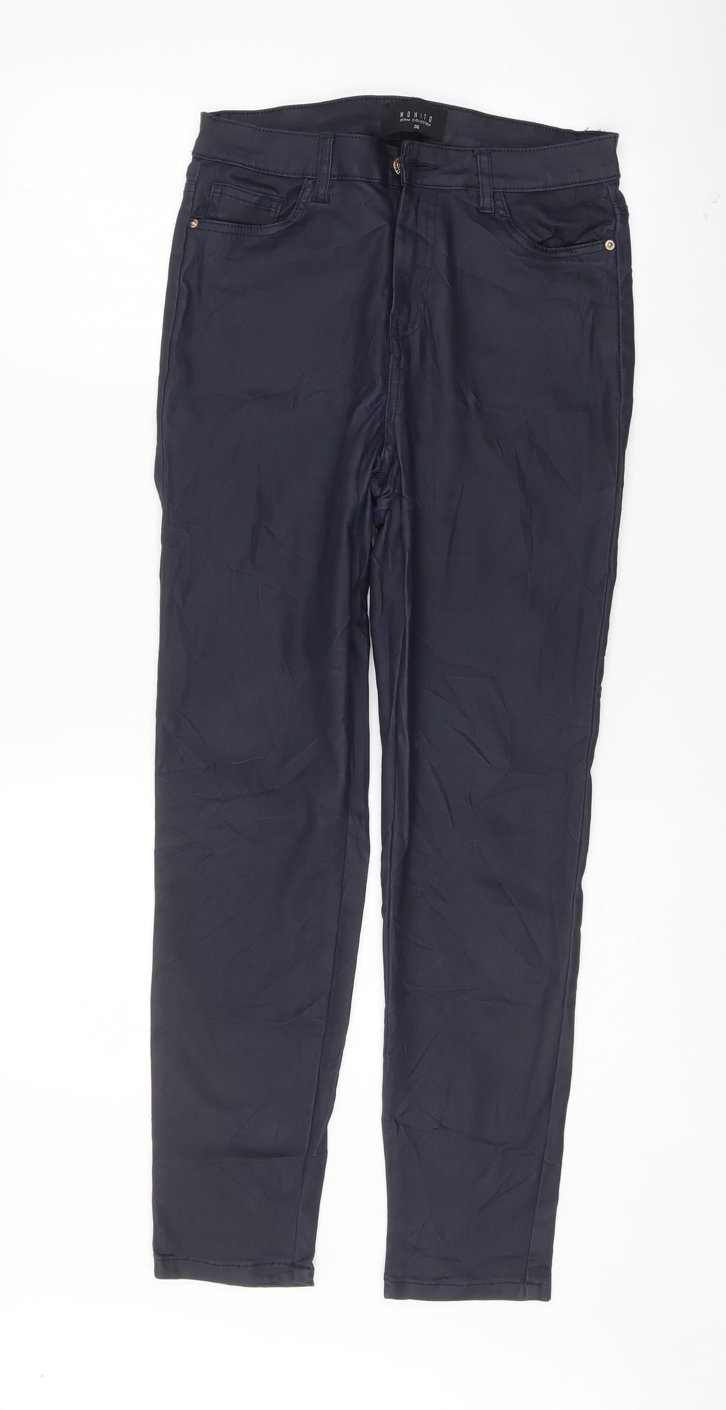 Womens UK Size 8 mohito Regular Fit Skinny Blue Jeans