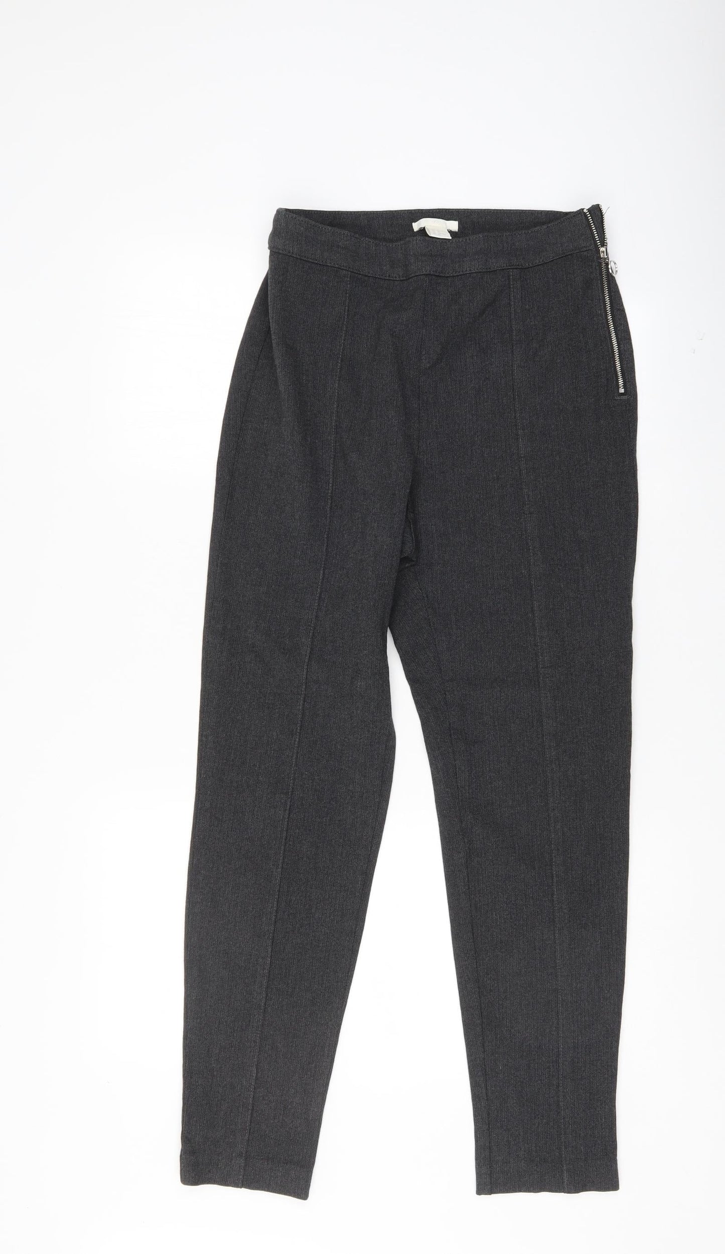 Womens UK Size 12 H&M Regular Fit  Grey Trousers