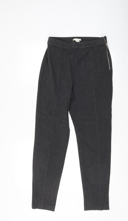 Womens UK Size 12 H&M Regular Fit  Grey Trousers