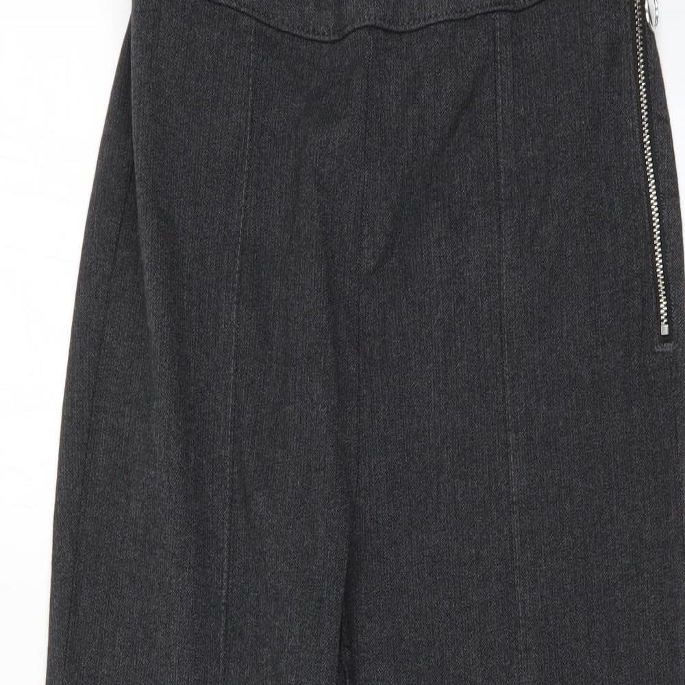 Womens UK Size 12 H&M Regular Fit  Grey Trousers