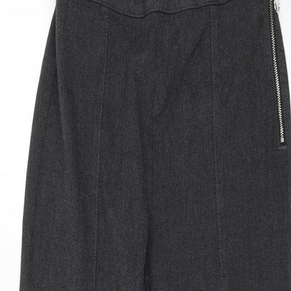 Womens UK Size 12 H&M Regular Fit  Grey Trousers