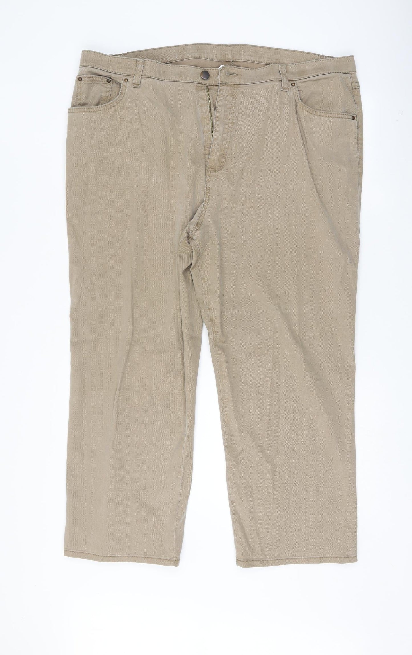 Womens UK Size 20 Marks and Spencer Regular Fit Skinny Brown Jeans