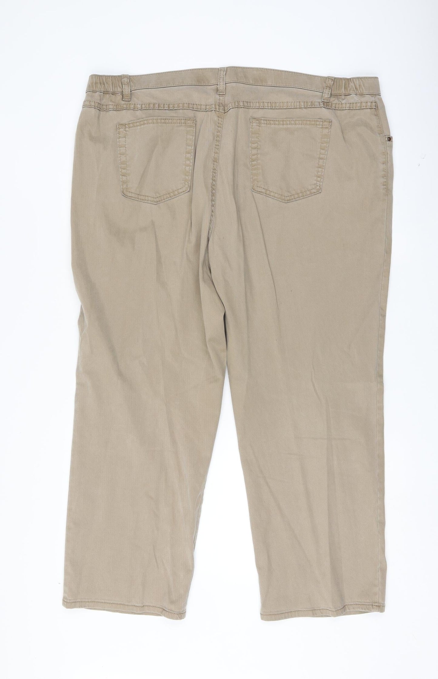 Womens UK Size 20 Marks and Spencer Regular Fit Skinny Brown Jeans