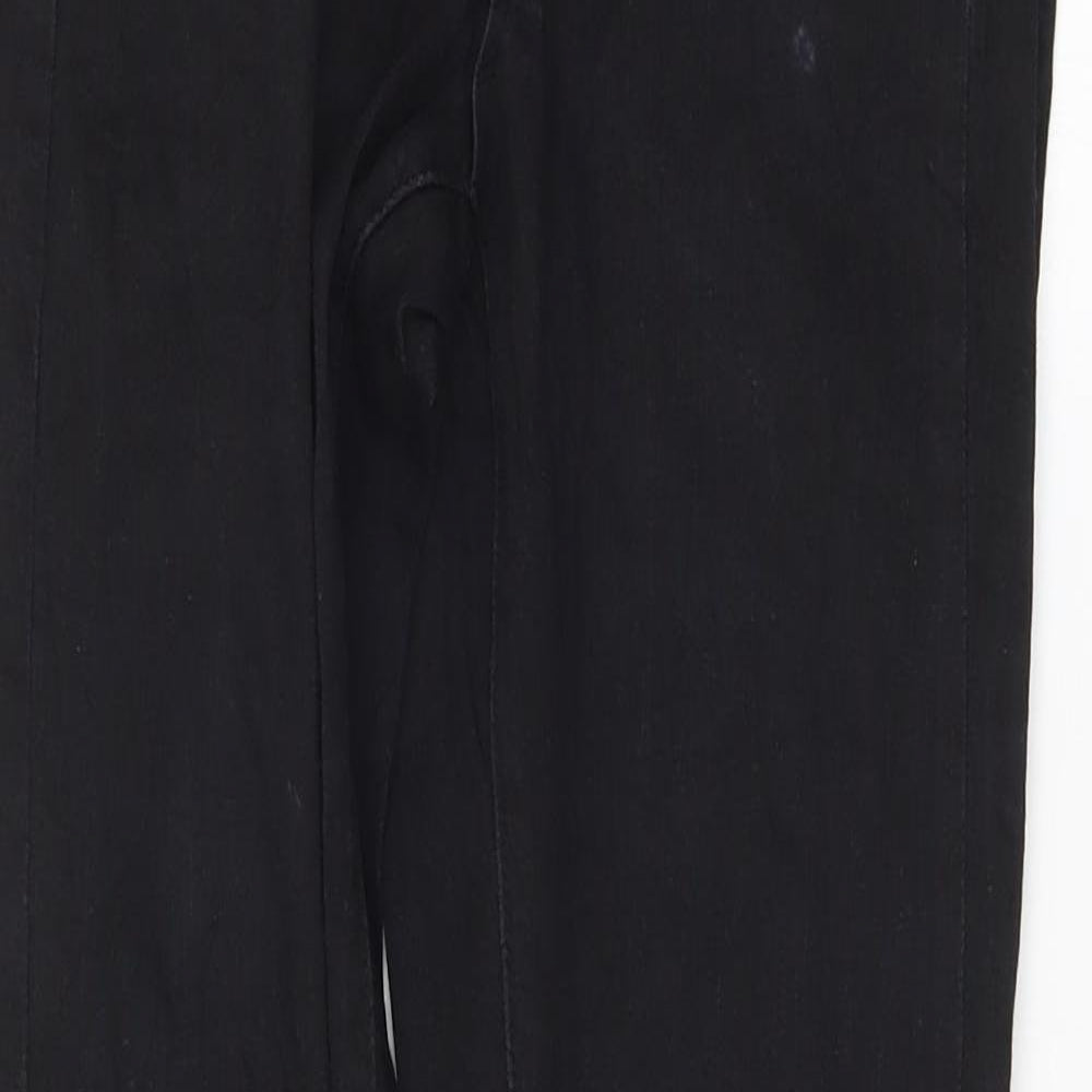 Womens UK Size 8 Sinsay Regular Fit Skinny Black Jeans