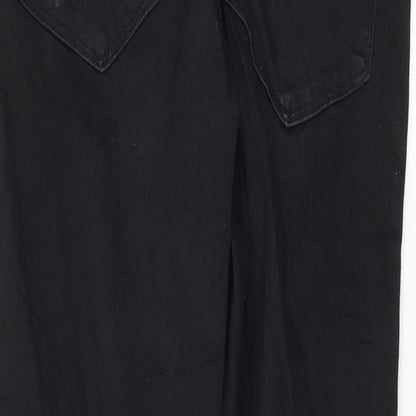 Womens UK Size 8 Sinsay Regular Fit Skinny Black Jeans