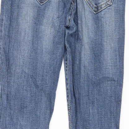 Womens UK Size 30 Preworn Regular Fit Skinny Blue Jeans