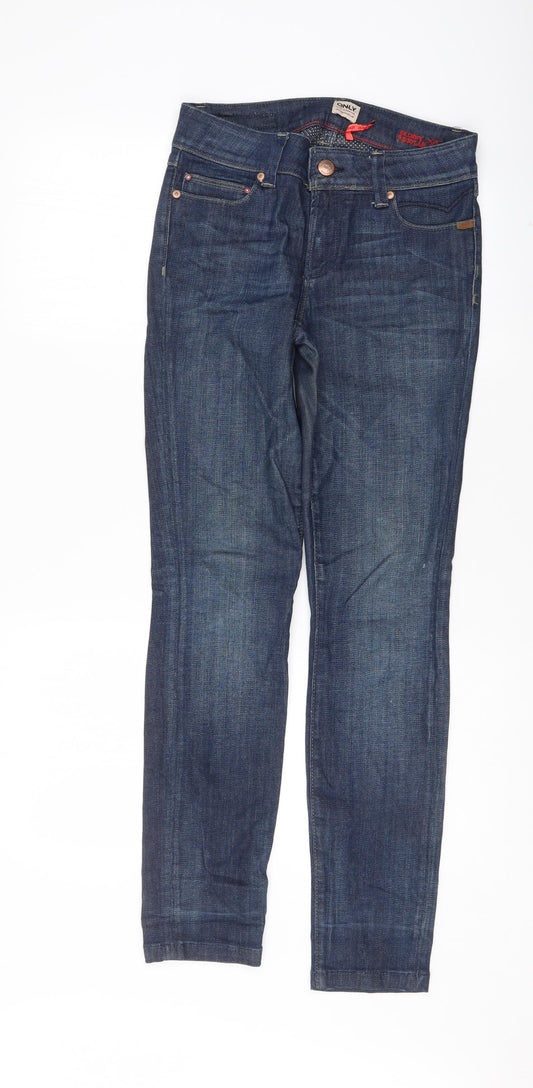 Only Womens Blue   Straight Jeans Size 29 L30.5 in