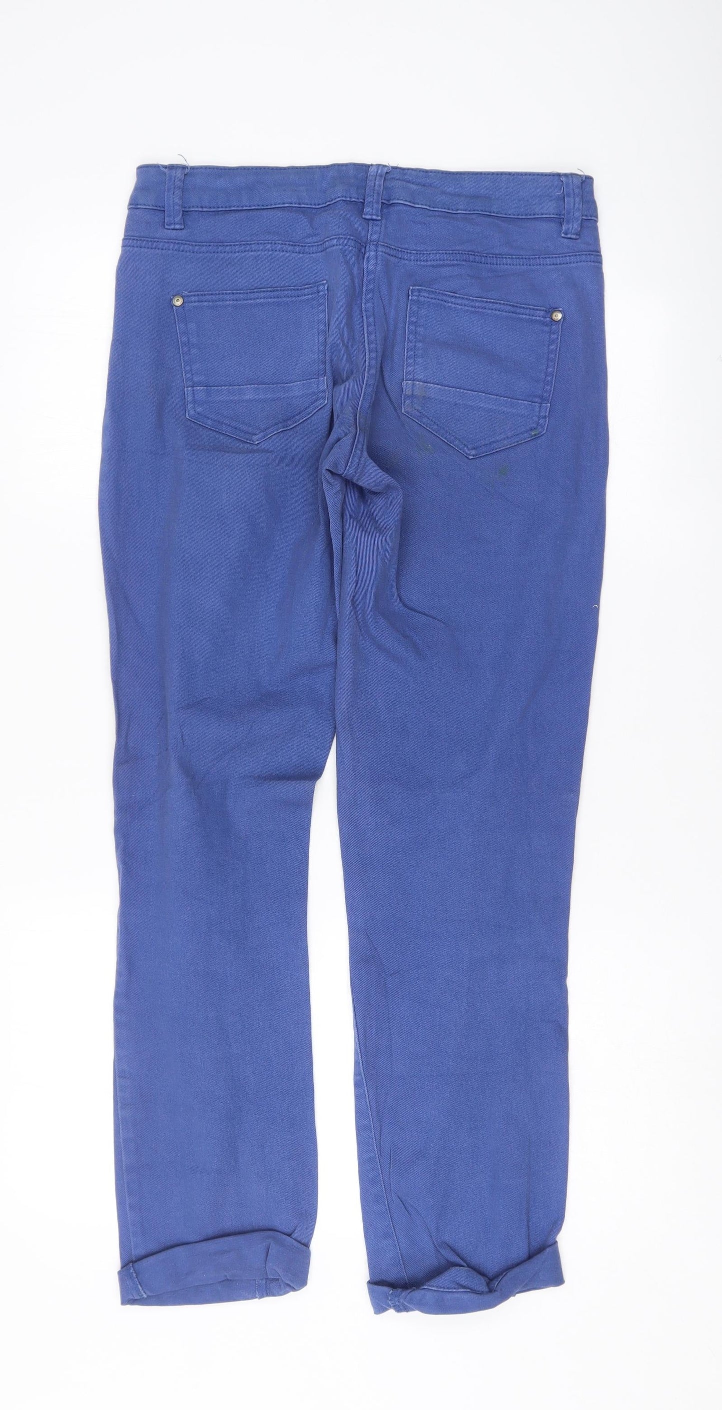 Womens UK Size 32 blue motion Regular Fit Straight Blue Jeans