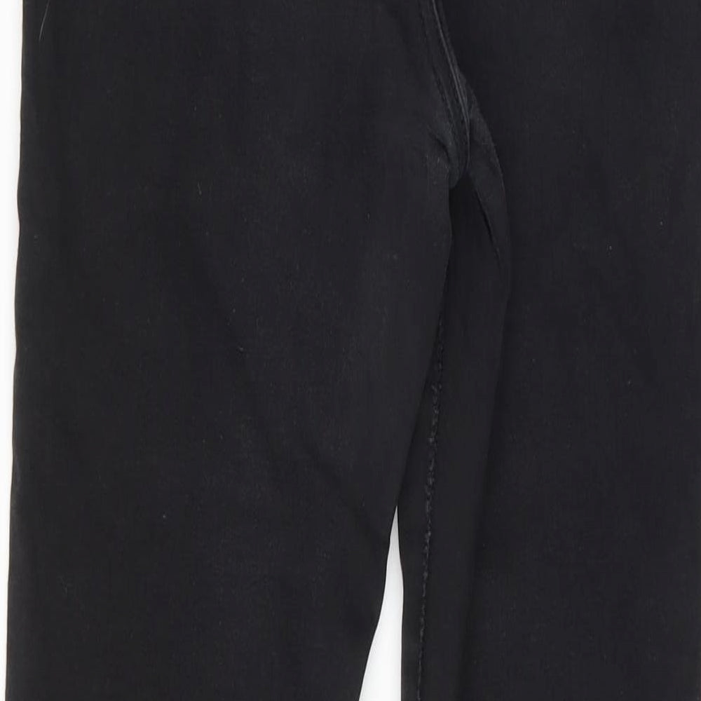 Denim & Co. Womens Black   Skinny Jeans Size 14 L27 in