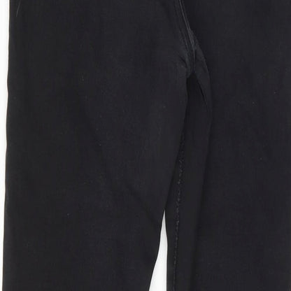 Denim & Co. Womens Black   Skinny Jeans Size 14 L27 in