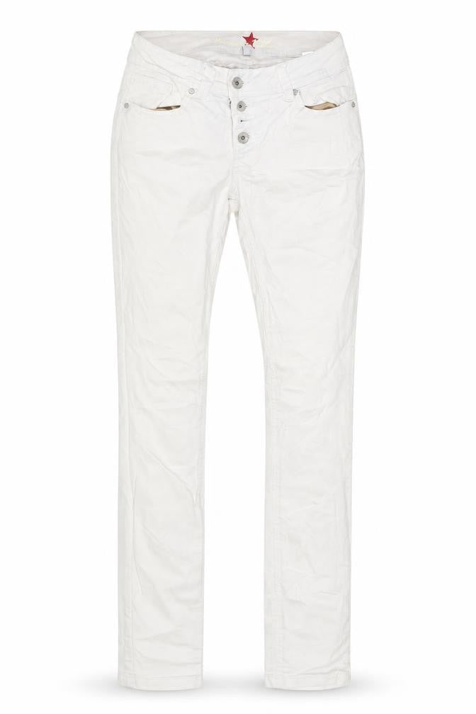 Womens UK Size XS Buena Vista Regular Fit Skinny White Jeans