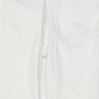 Womens UK Size XS Buena Vista Regular Fit Skinny White Jeans