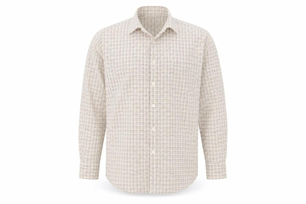 Mens UK Size 15 John Lewis Multicoloured  Button-Up Long Sleeve Casual Shirt
