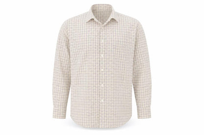 Mens UK Size 15 John Lewis Multicoloured  Button-Up Long Sleeve Casual Shirt