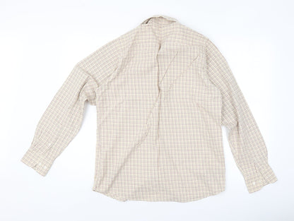 Mens UK Size 15 John Lewis Multicoloured  Button-Up Long Sleeve Casual Shirt