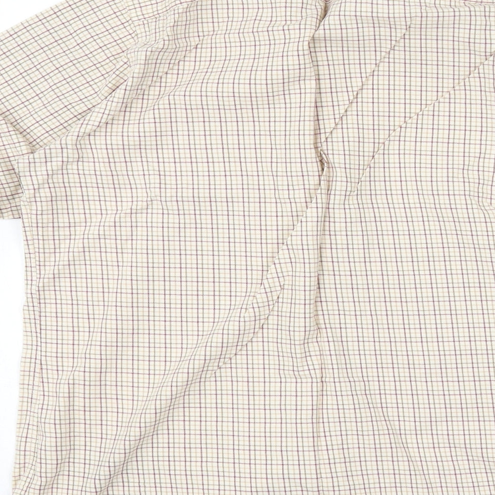 Mens UK Size 15 John Lewis Multicoloured  Button-Up Long Sleeve Casual Shirt
